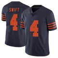 C.Bears #4 D'Andre Swift Player Navy Blue Alternate Vapor Untouchable Limited Gdoa Stitched Jerseys