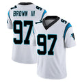 C.Panthers #97 Bobby Brown III Player White Vapor Untouchable Limited Game Gdoa Stitched Jerseys