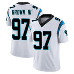 C.Panthers #97 Bobby Brown III Player White Vapor Untouchable Limited Game Gdoa Stitched Jerseys