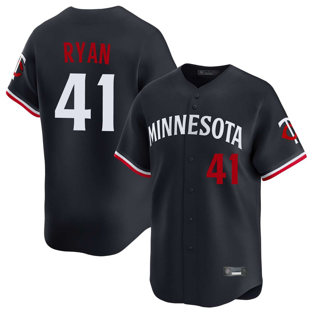 M.Twins #41 Joe Ryan Player Navy Home Limited Fdoa Stitched Jerseys