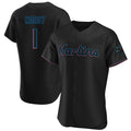 M.Marlins #1 Connor Norby Player Black Home Limited Elite Fdoa Stitched Jerseys