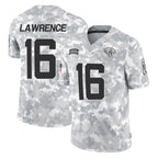 J.Jaguars #16 Trevor Lawrence Player Arctic Camo Salute To Service Limited Game Gdoa Stitched Jerseys