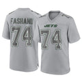 NY.Jets #74 Olu Fashanu Player Gray Limited Atmosphere Fashion Home Game Gdoa Stitched Jerseys