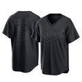 Athletics #5 Jacob Wilson Player Black Pitch Fashion T-shirt Home Game Gdoa Stitched Jerseys