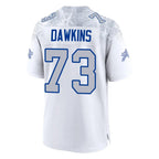 B.Bills #73 Dion Dawkins Benford Player White Rivalries Collection Limited Gdoa Stitched Jerseys