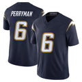 LA.Chargers #6 Denzel Perryman Player Navy Vapor F.U.S.E. Limited Home Game Gdoa Stitched Jerseys