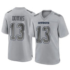D.Cowboys #13 Caleb Downs Player Gray Atmosphere Fashion Home Game Gdoa Stitched Jerseys