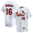 St. Louis Cardinals #16 Nolan Gorman Player White Home Game Fdoa Stitched Jerseys