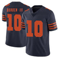 C.Bears #10 Luther Burden III Player Navy Blue Alternate Vapor Untouchable Limited Gdoa Stitched Jerseys
