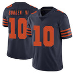 C.Bears #10 Luther Burden III Player Navy Blue Alternate Vapor Untouchable Limited Gdoa Stitched Jerseys