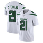 NY.Jets #21 Brandon Stephens Player White Spotlight Limited Vapor Home Game Gdoa Stitched Jerseys