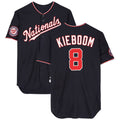 W.Nationals #8 Carter Kieboom Player Navy Home Game Fdoa Stitched Jerseys
