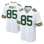 GB.Packers #85 Tucker Kraft Player White Home Game Gdoa Stitched Jerseys