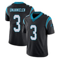 C.Panthers #3 Princely Umanmielen Player Black Vapor Untouchable Limited Game Gdoa Stitched Jerseys