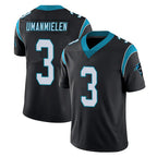 C.Panthers #3 Princely Umanmielen Player Black Vapor Untouchable Limited Game Gdoa Stitched Jerseys