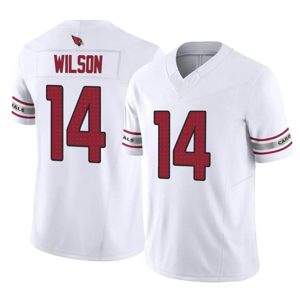 A.Cardinals #14 Michael Wilson Player White Vapor F.U.S.E. Limited Home Game Gdoa Stitched Jerseys