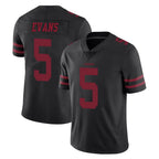 SF.49ers #5 Mike Evans Player Black Alternate Limited Vapor Untouchable Home Game Gdoa Stitched Jerseys