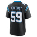 C.Panthers #59 Luke Kuechly Player Black Home Game Gdoa Stitched Jerseys