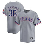 T.Rangers #36 Wyatt Langford Player Gray Home Limited Fdoa Stitched Jerseys