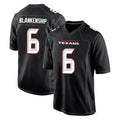 H.Texans #6 Reed Blankenship Player Carbon Black Fashion Home Game Gdoa Stitched Jerseys