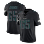 P.Eagles #65 Lane Johnson Player Limited Black Impact Home Game Gdoa Stitched Jerseys