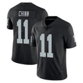 LV.Raiders #11 Jeremy Chinn Player Black Limited Vapor Untouchable Home Game Gdoa Stitched Jerseys
