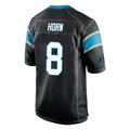 C.Panthers #8 Jaycee Horn Player Black Game Gdoa Stitched Jerseys
