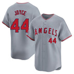 LA.Angels #44 Ben Joyce Player Gray Home Limited Fdoa Stitched Jerseys