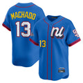 S.Diego Padres #13 Manny Machado Player Blue National League All-Star Game Limited Fdoa Stitched Jerseys