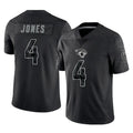 J.Jaguars #4 Jarrian Jones Player Black Reflective Limited Game Gdoa Stitched Jerseys