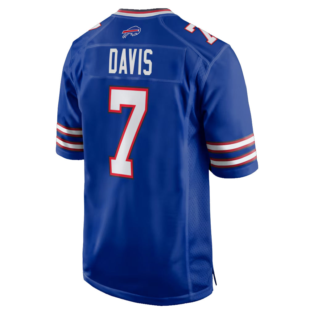 B.Bills #7 Ray Davis Player Royal Home Game Gdoa Stitched Jerseys