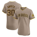 S.Diego Padres #30 Gavin Sheets Player Khaki Home Limited Elite Fdoa Stitched Jerseys
