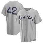 NY.Yankees #42 Mariano Rivera Player Gray Field of Dreams Game Fdoa Stitched Jerseys