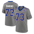 B.Bills #73 Dion Dawkins Player Gray Nickel City Home Game Gdoa Stitched Jerseys