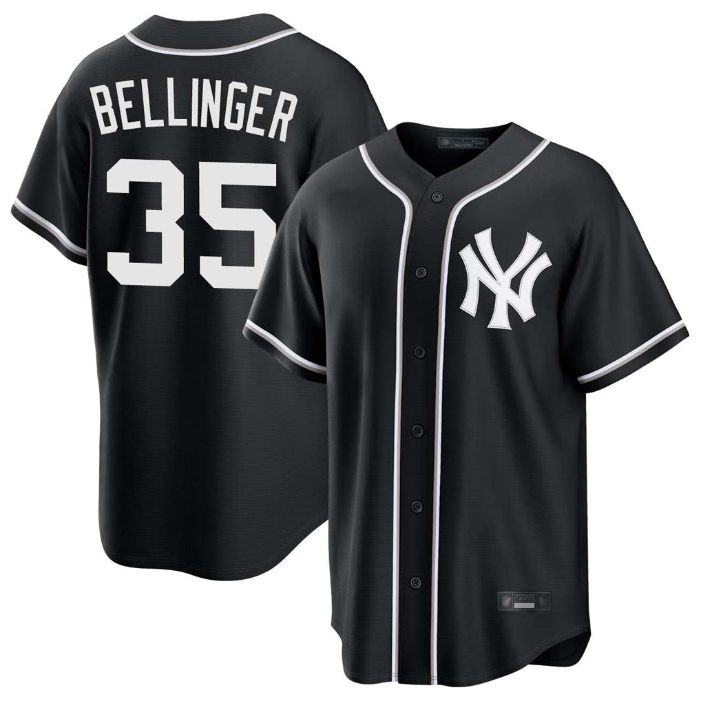 NY.Yankees #35 Cody Bellinger Player Black Out Game Fdoa Stitched Jerseys