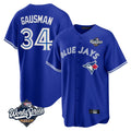 T.Blue Jays #34 Kevin Gausman Player Royal 2025 World Series Limited Fdoa Stitched Jerseys