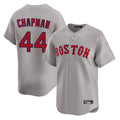 B.Red Sox #44 Aroldis Chapman Player Gray Road Limited Home Game Gdoa Stitched Jerseys