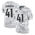 D.Broncos #41 Drew Sanders Player Arctic Camo Salute To Service Limited Gdoa Stitched Jerseys