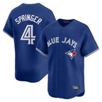 T.Blue Jays #4 George Springer Player Royal Home Limited Fdoa Stitched Jerseys