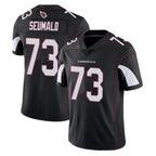 A.Cardinals #73 Isaac Seumalo Player Black Vapor Limited Home Game Gdoa Stitched Jerseys