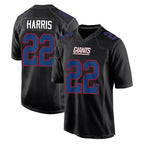 NY.Giants #22 Najee Harris Player Carbon Fashion Limited Home Game Gdoa Stitched Jerseys