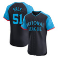 A.Braves #51 Chris Sale Player Navy National League All-Star Limited Elite Game Gdoa Stitched Jerseys