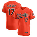 B.Orioles #17 Colton Cowser Player Orange Limited Elite Home Game Gdoa Stitched Jerseys