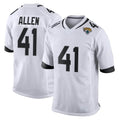 J.Jaguars #41 Josh Hines-Allen Player White Home Game Gdoa Stitched Jerseys