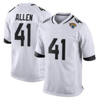 J.Jaguars #41 Josh Hines-Allen Player White Home Game Gdoa Stitched Jerseys