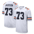 C.Bears #73 Jonah Jackson Player White Classic Home Game Gdoa Stitched Jerseys