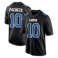 D.Lions #10 Isiah Pacheco Player Black Fashion Home Game Gdoa Stitched Jerseys