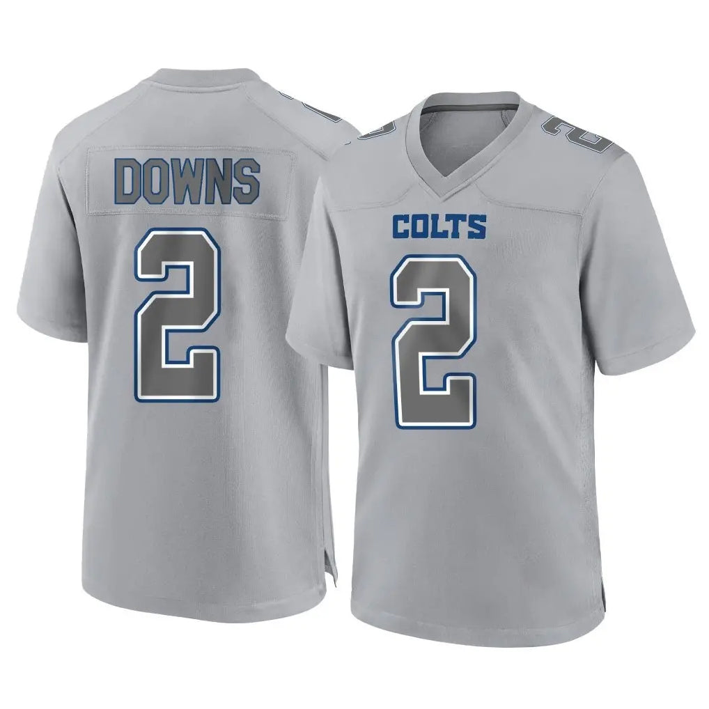 IN.Colts #2 Josh Downs Player Gray Atmosphere Fashion Home Game Gdoa Stitched Jerseys