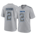 IN.Colts #2 Josh Downs Player Gray Atmosphere Fashion Home Game Gdoa Stitched Jerseys