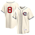 C.Cubs #8 Ian Happ Player Cream Field of Dreams Home Game Gdoa Stitched Jerseys